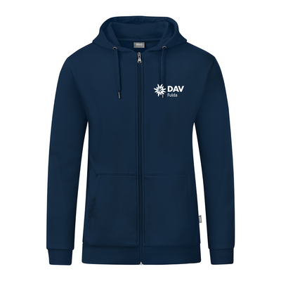 JAKO Kapuzenjacke Organic marine (inkl. Bedruckung) - DAV Fulda