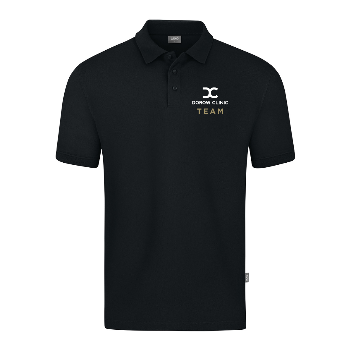 JAKO Poloshirt Doubletex schwarz (inkl. Veredelung) - IGW