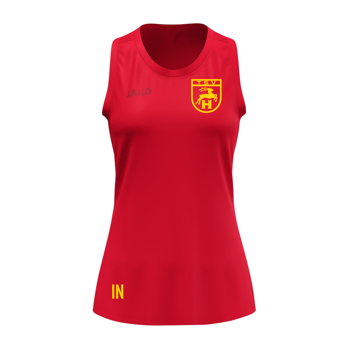 JAKO Tanktop Light Flow Rot Damen/Herren (inkl. Bedruckung) - Spitzbergläufer