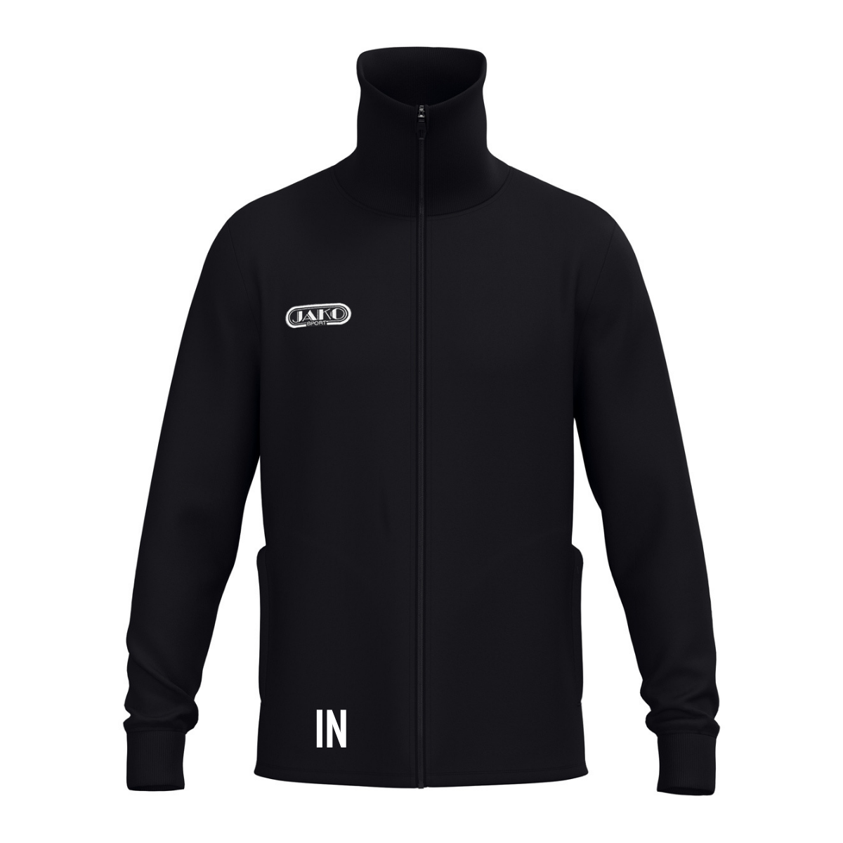 JAKO Tracksuit Jacke Wardrobe Schwarz (inkl. Bedruckung) - Nur Initialen