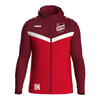 JAKO Kapuzenjacke Iconic rot/weinrot (inkl. Bedruckung) - SV Nufringen