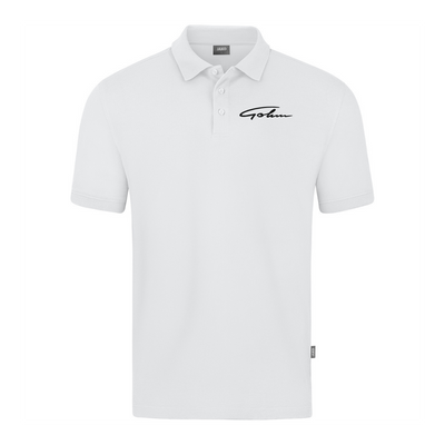 JAKO Poloshirt Doubletex weiß (inkl. Veredelung) - Gohm
