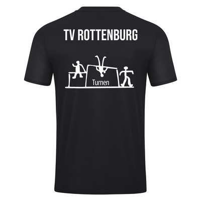 JAKO T-Shirt Power (Turnen) schwarz (inkl. Bedruckung) - TV Rottenburg