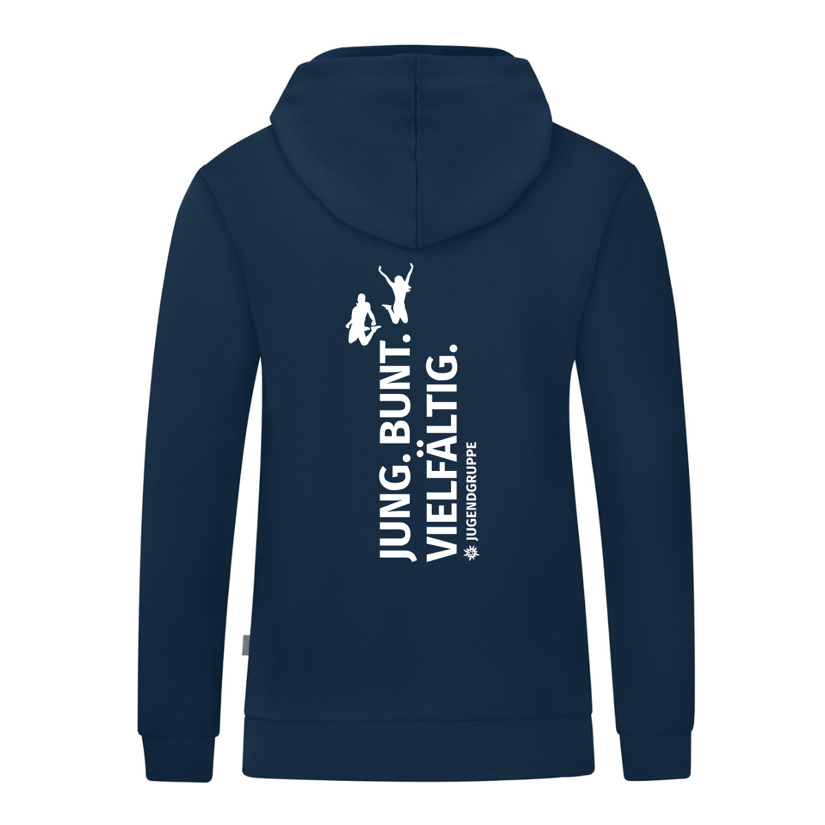 JAKO Kapuzenjacke Organic marine (inkl. Bedruckung) - DAV Fulda