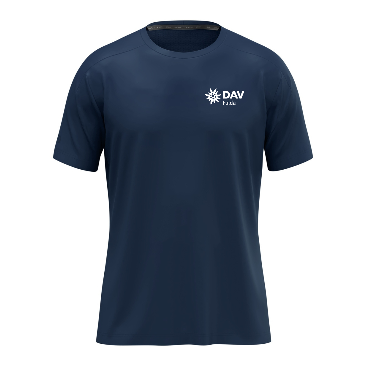 JAKO T-Shirt Uni marine (inkl. Bedruckung) - DAV Fulda