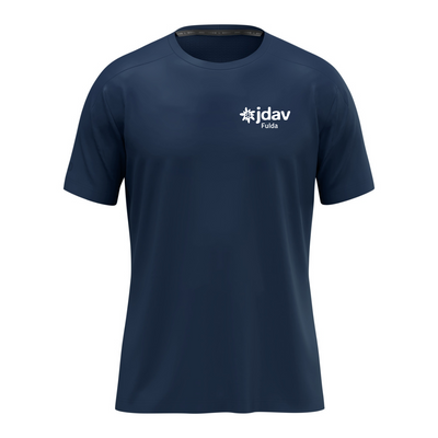 JAKO T-Shirt Uni marine (inkl. Bedruckung) - DAV Fulda