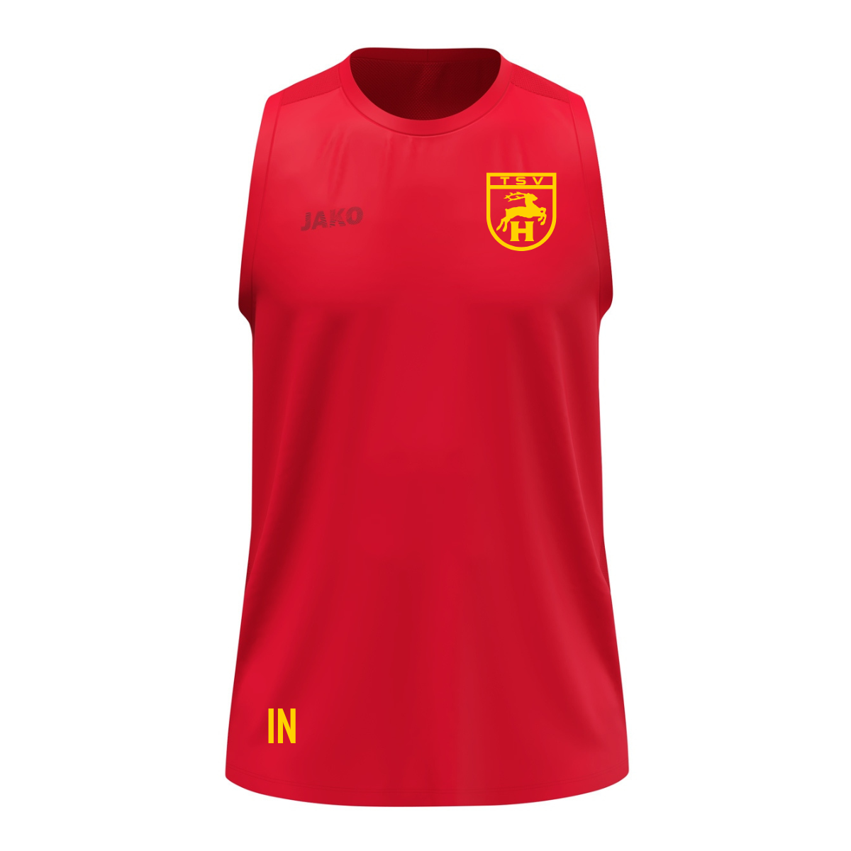 JAKO Tanktop Light Flow Rot Damen/Herren (inkl. Bedruckung) - Spitzbergläufer