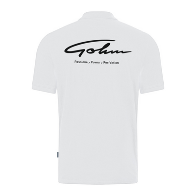 JAKO Poloshirt Doubletex weiß (inkl. Veredelung) - Gohm