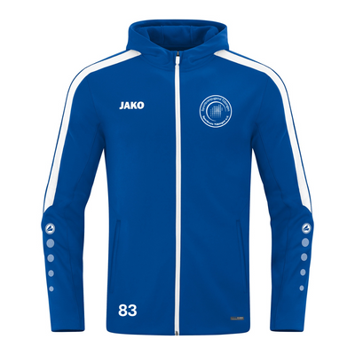 JAKO Kapuzenjacke POWER Blau (inkl. Bedruckung) - Sportkreis Tübingen