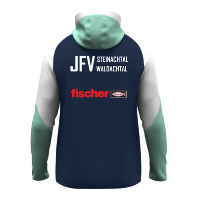 JAKO Kapuzenjacke Dynamic marine/weiß/minze (inkl. Bedruckung) - JFV Steinachtal/Waldachtal