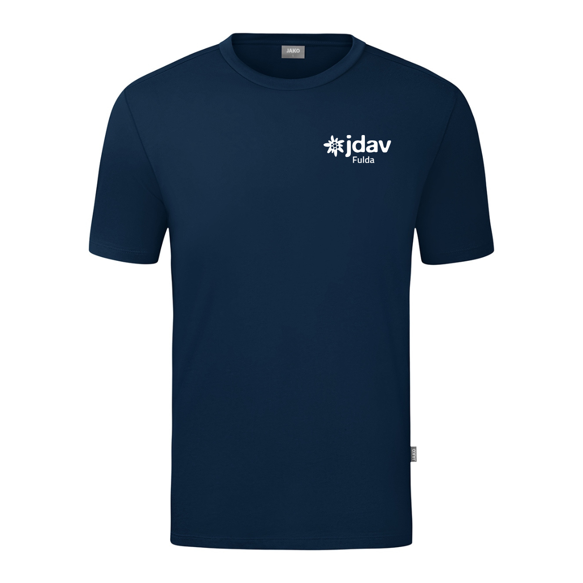 JAKO T-Shirt Organic Stetch marine (inkl. Bedruckung) - DAV Fulda