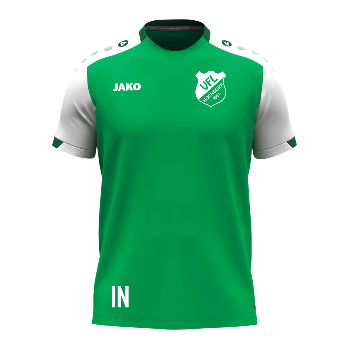 JAKO T-Shirt Dynamic grün/weiß (inkl. Bedruckung) VfL Hochdorf