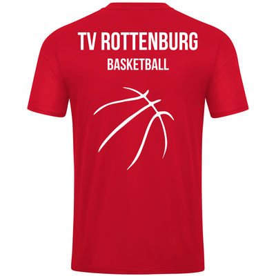 JAKO Trikot Power kurzarm rot (inkl. Bedruckung) - TV Rottenburg Basketball