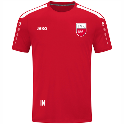 JAKO Trikot Power kurzarm rot (inkl. Bedruckung) - TV Rottenburg Basketball