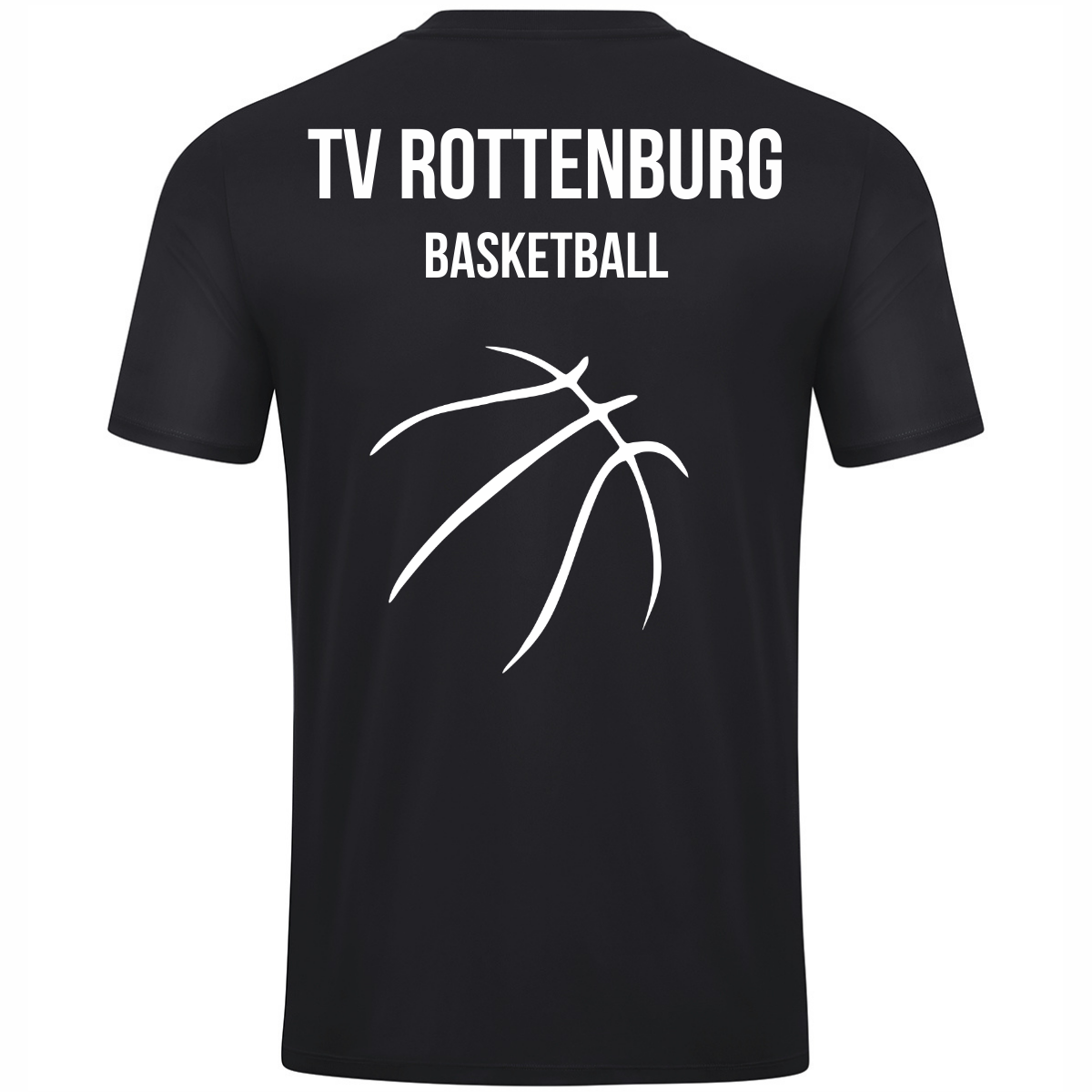 JAKO Trikot Power kurzarm schwarz (inkl. Bedruckung) - TV Rottenburg Basketball