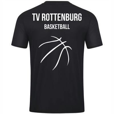 JAKO Trikot Power kurzarm schwarz (inkl. Bedruckung) - TV Rottenburg Basketball