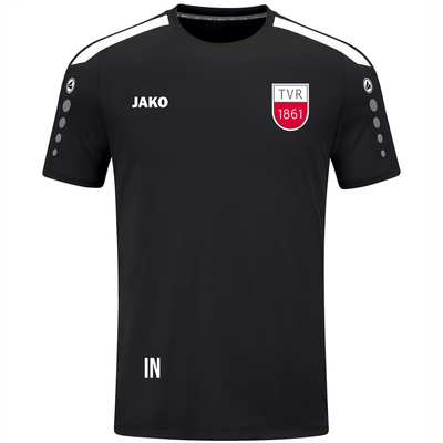 JAKO Trikot Power kurzarm schwarz (inkl. Bedruckung) - TV Rottenburg Basketball