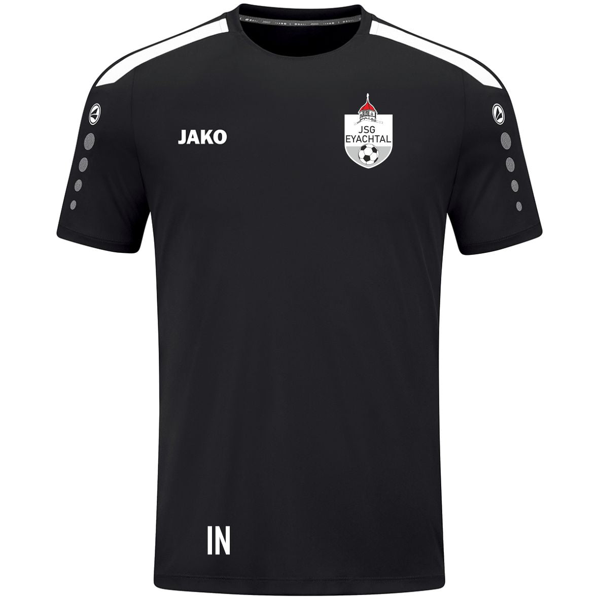JAKO Trikot POWER (inkl. Bedruckung) - Schwarz/Weiss - JSG Eyachtal