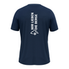 JAKO T-Shirt Uni marine (inkl. Bedruckung) - DAV Fulda