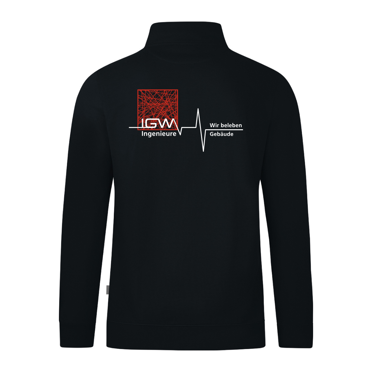 JAKO Sweatjacke Doubletex schwarz (inkl. Veredelung) - IGW