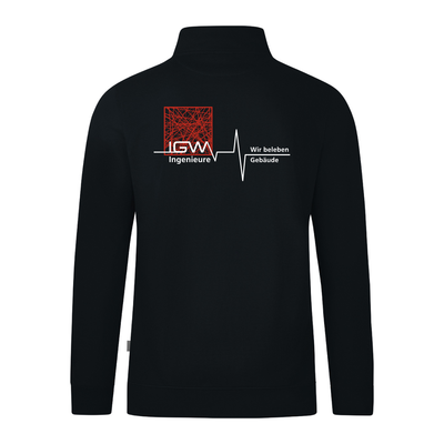 JAKO Sweatjacke Doubletex schwarz (inkl. Veredelung) - IGW