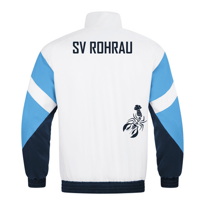 JAKO Freizeitjacke Retro marine/weiß/skyblue (inkl. Bedruckung) - SV Rohrau