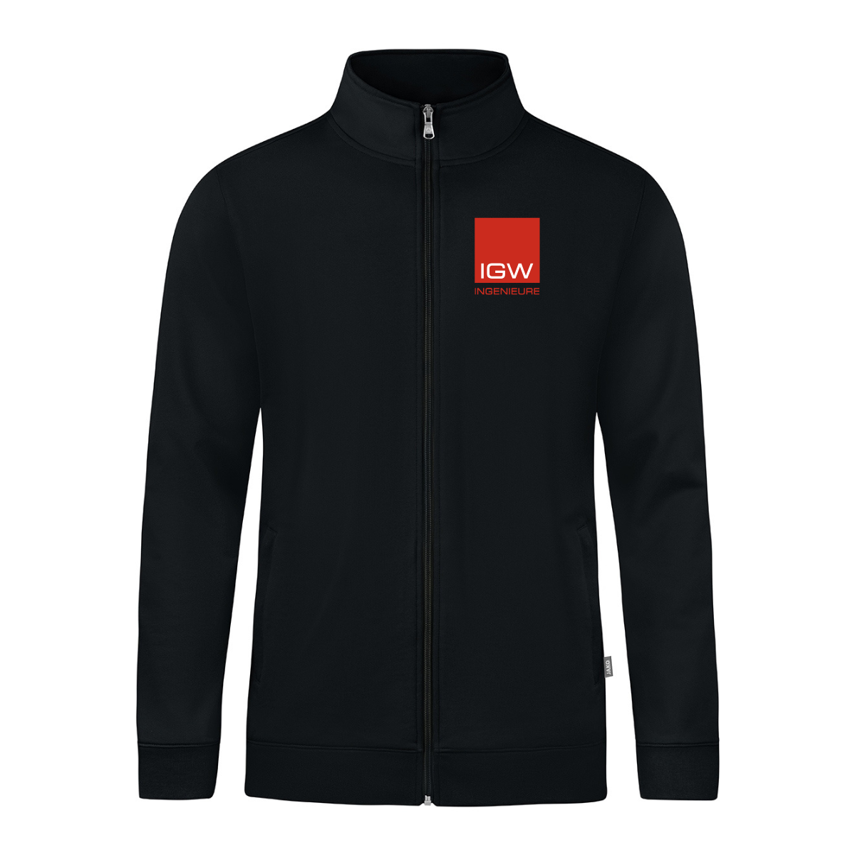 JAKO Sweatjacke Doubletex schwarz (inkl. Veredelung) - IGW