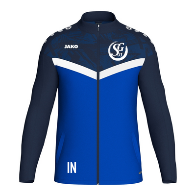 Jako Polyesterjacke Iconic  royal/marine (inkl. Bedruckung) - SG01