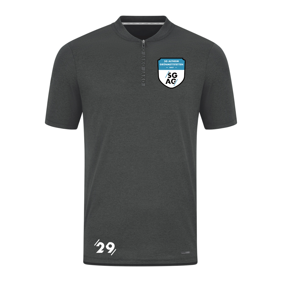 JAKO Polo Pro Casual ashgrey (inkl. Bedruckung) - SG Altheim/Grünmettstetten