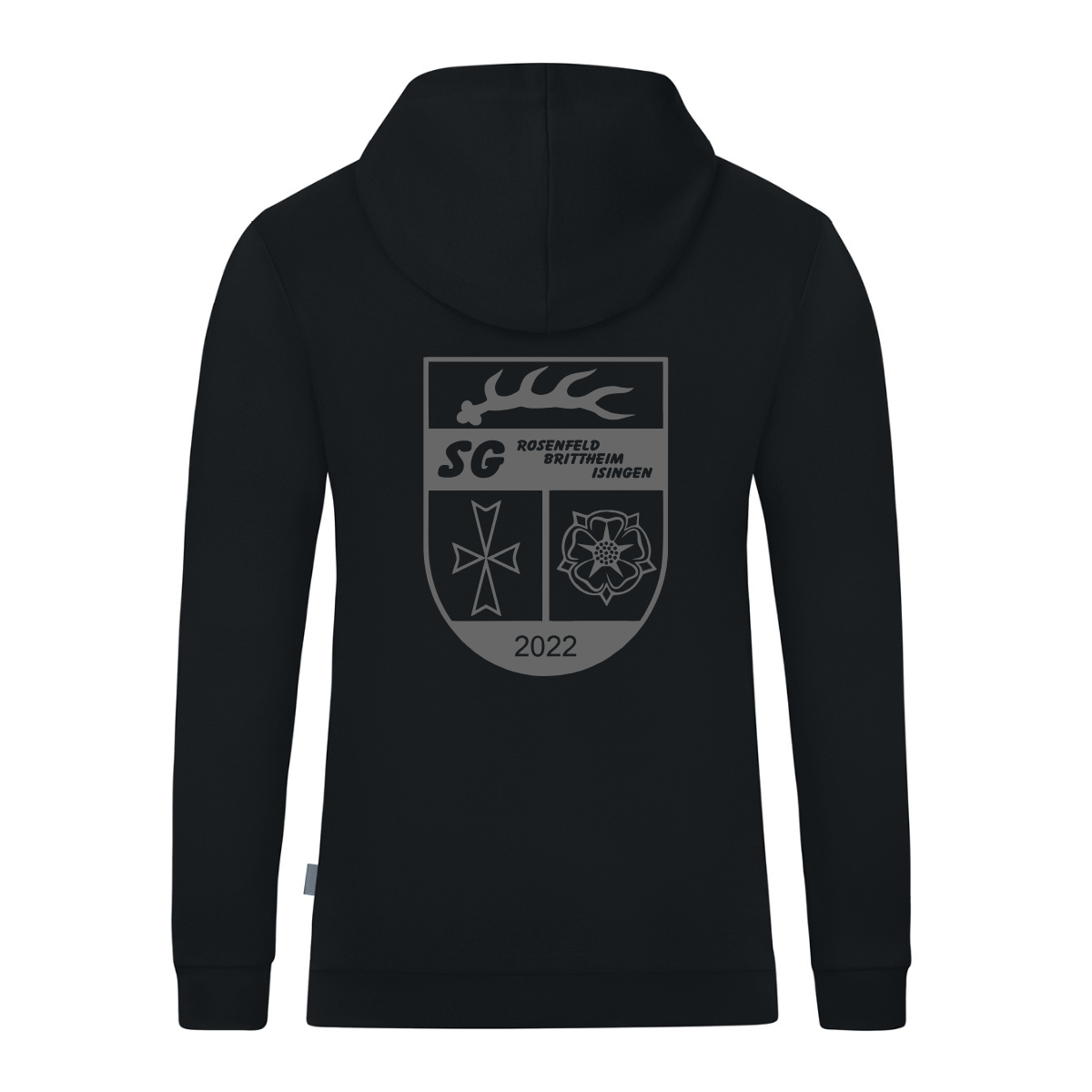 Jako Hoodie Organic schwarz (inkl. Bedruckung) - SG Rosenfeld