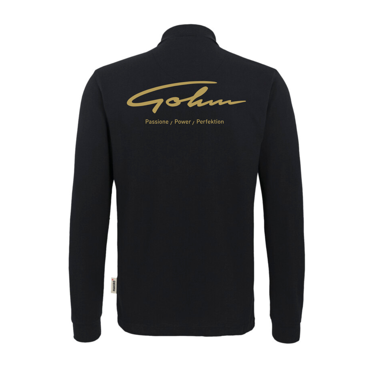 JAKO Sweatjacke Doubletex schwarz (inkl. Bedruckung) - Gohm