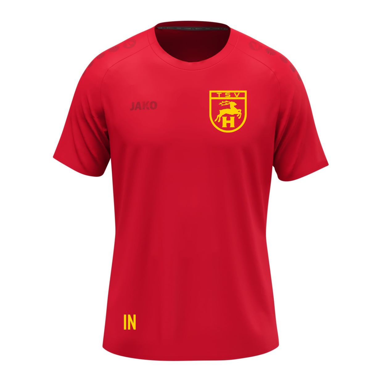 JAKO T-Shirt Light Flow Rot Damen/Herren (inkl. Bedruckung) - Spitzbergläufer