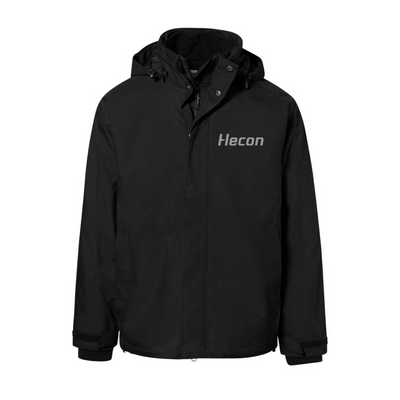 Hakro Herren Winterjacke Bosten Schwarz (inkl. Bedruckung) - Hecon