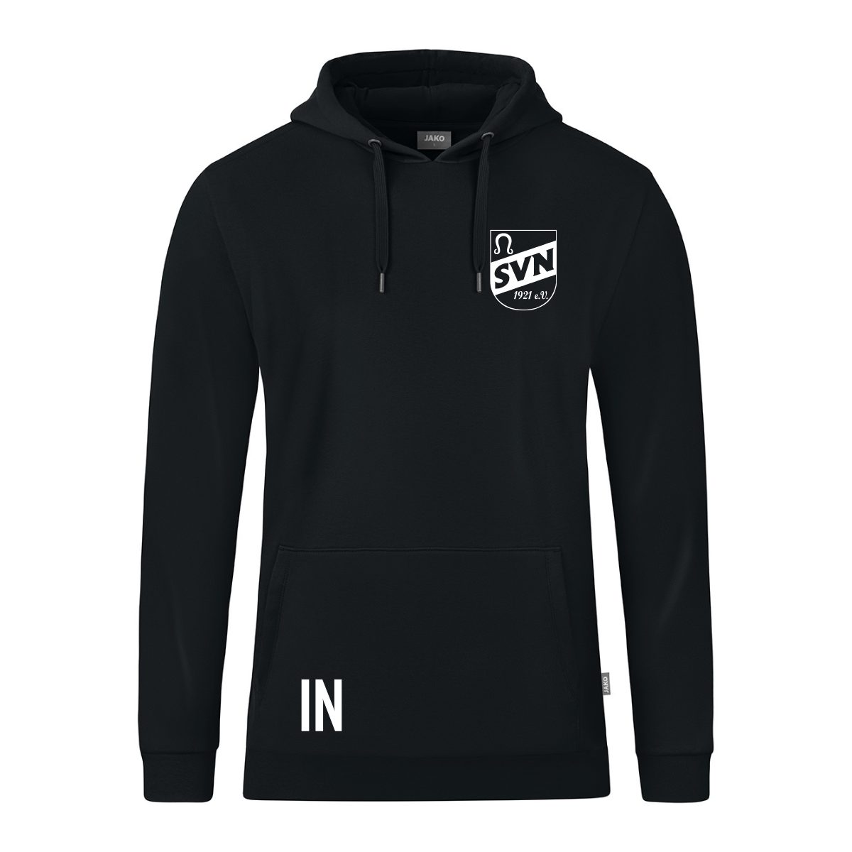 Jako Hoodie Organic schwarz (inkl. Bedruckung) - SV Nufringen