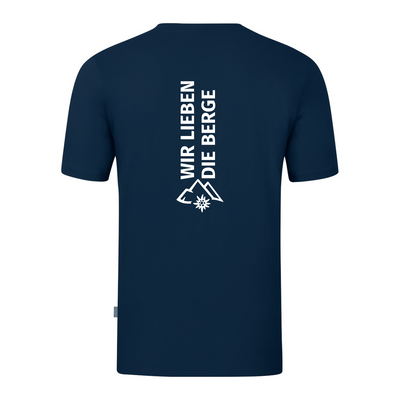 JAKO T-Shirt Organic Damen marine (inkl. Bedruckung) - DAV Fulda