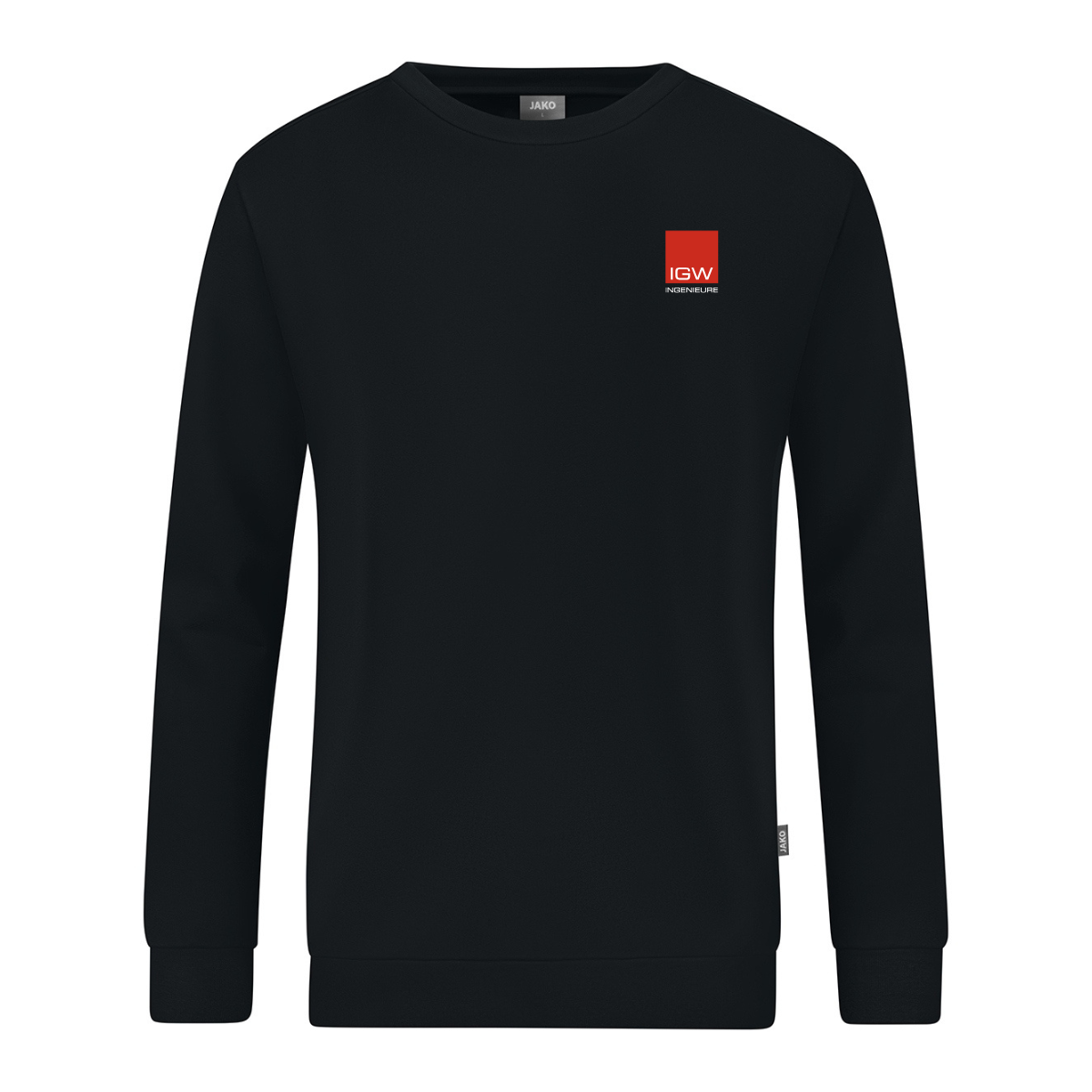 JAKO Sweat Organic schwarz (inkl. Bedruckung) - IGW
