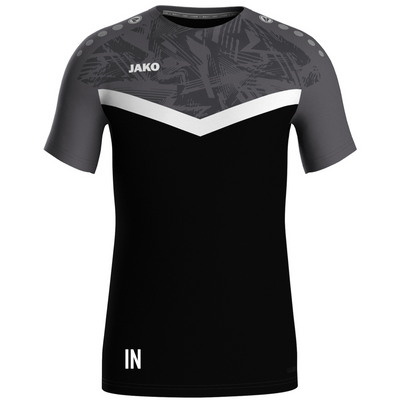 JAKO T-Shirt Iconic (inkl. Bedruckung) schwarz/anthrazit - SGM Eichenberg