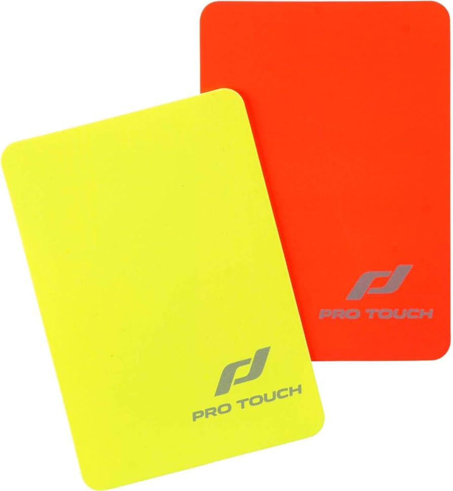 Schiedsrichter Karten Set Gelb/Rot