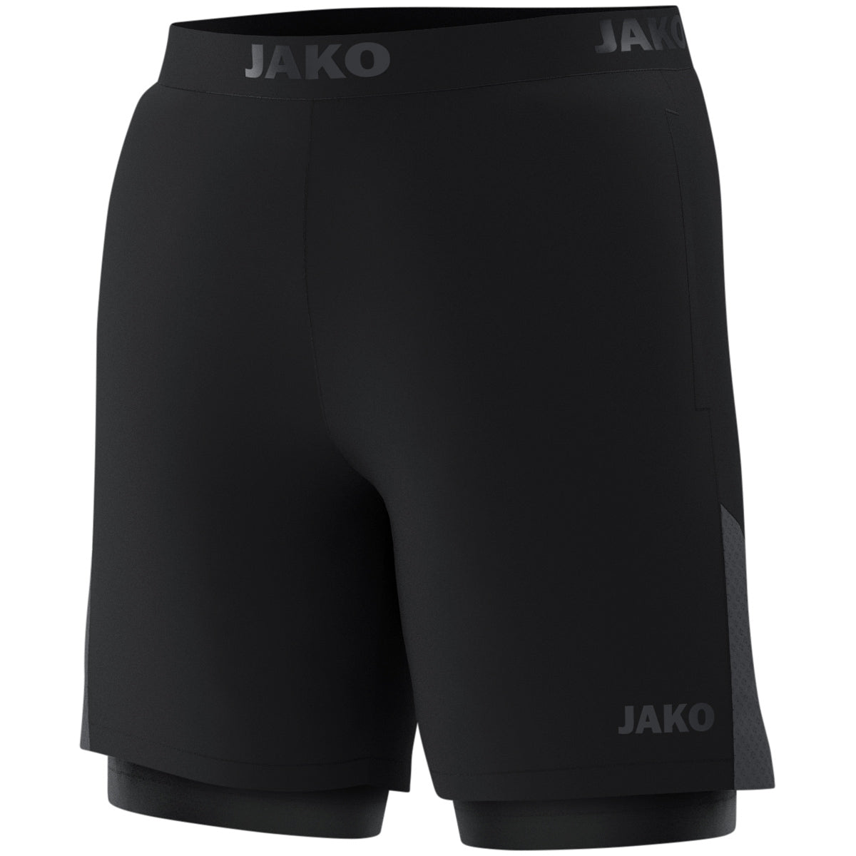 JAKO 2-in-1 Short Power - Schwarz