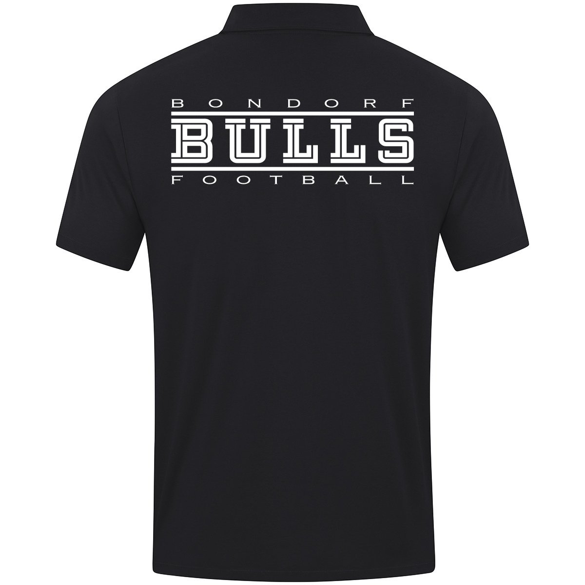 JAKO Polo Power schwarz (inkl. Bedruckung) - Bulls Bondorf