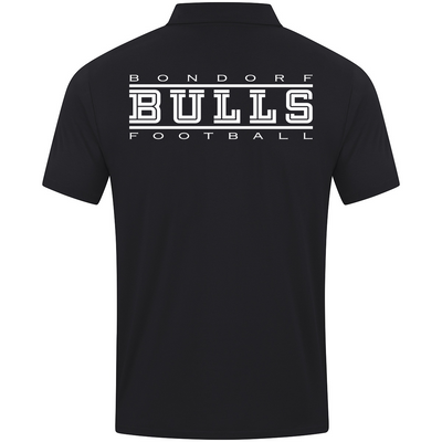 JAKO Polo Power schwarz (inkl. Bedruckung) - Bulls Bondorf