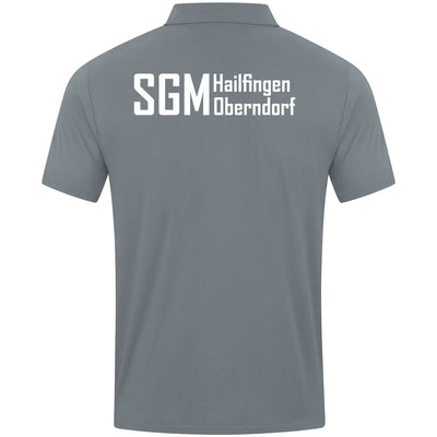 JAKO Polo POWER (inkl. Bedruckung) - Steingrau - SGM Hailfingen/Oberndorf