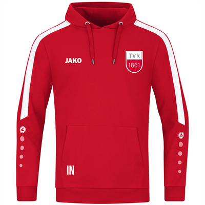JAKO Kapuzensweat Power rot (inkl. Bedruckung) - TV Rottenburg Basketball