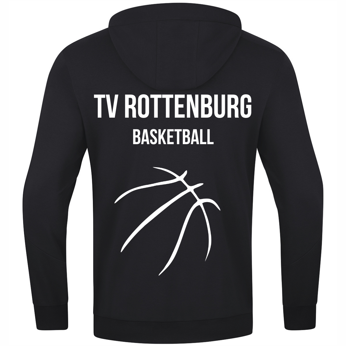 JAKO Kapuzensweat Power schwarz (inkl. Bedruckung) - TV Rottenburg Basketball
