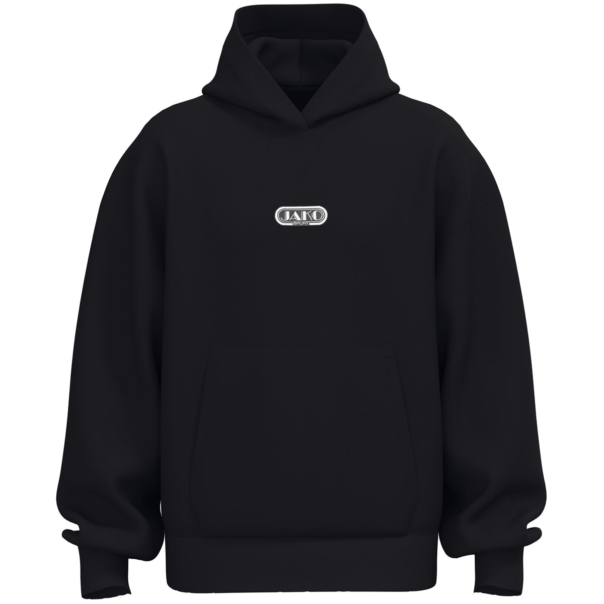 JAKO Kapuzensweat Wardrobe Schwarz (inkl. Bedruckung) - Nur Initialen