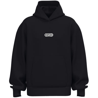 JAKO Kapuzensweat Wardrobe Schwarz (inkl. Bedruckung) - Nur Initialen