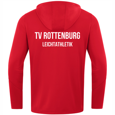 JAKO Kapuzenjacke Power rot (inkl. Bedruckung) - TV Rottenburg Leichtathletik