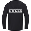 JAKO Kapuzenjacke Power schwarz (inkl. Bedruckung) - Bulls Bondorf