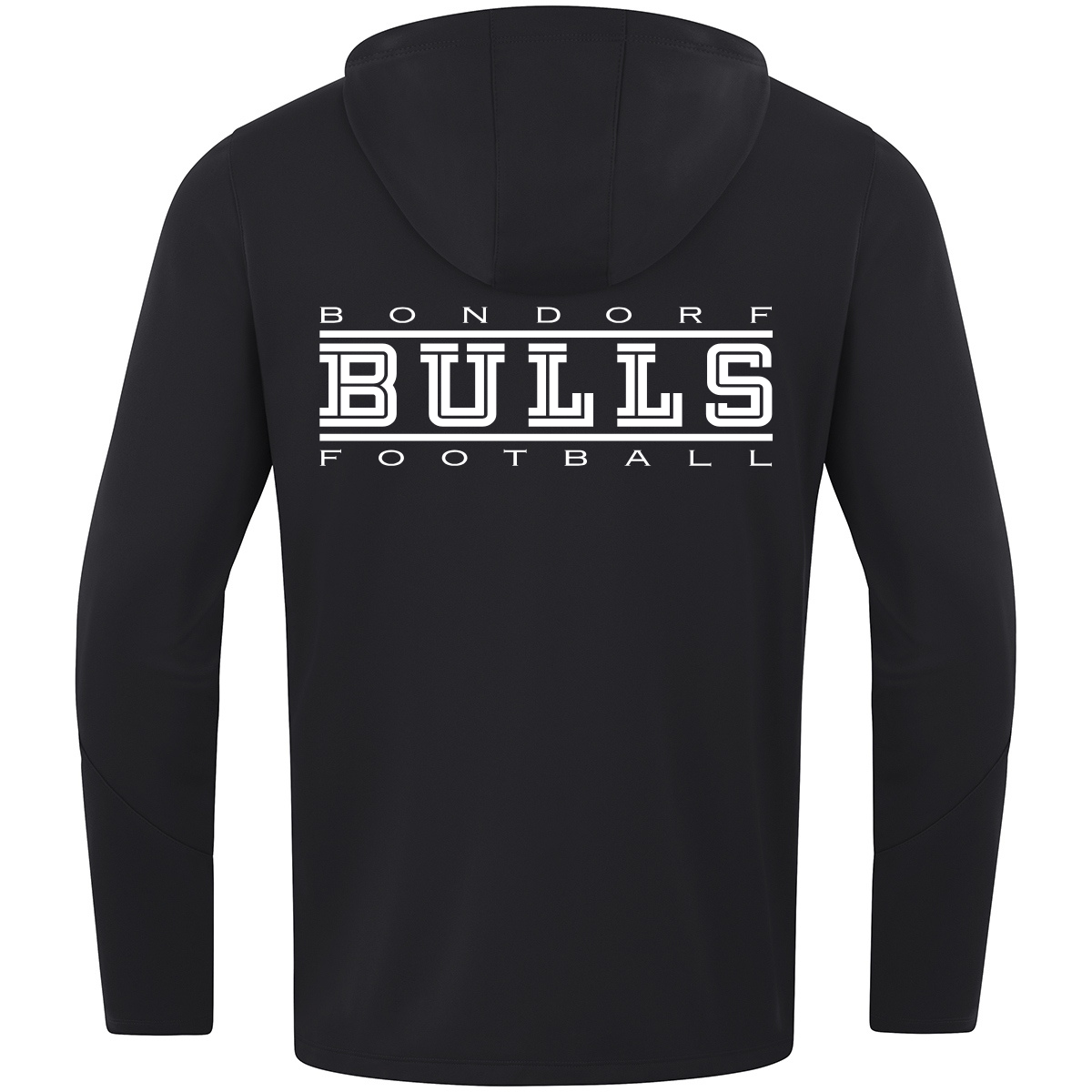 JAKO Kapuzenjacke Power schwarz (inkl. Bedruckung) - Bulls Bondorf