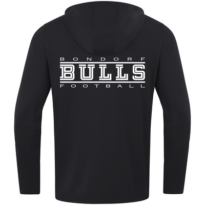 JAKO Kapuzenjacke Power schwarz (inkl. Bedruckung) - Bulls Bondorf